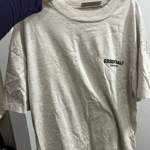 Essentials Fear of God Light Gray Tee